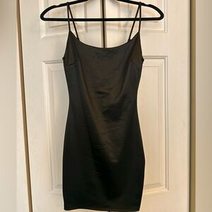 Elegant Black Slip Dress